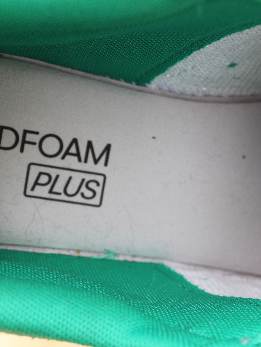 adidas Women's Green Suede Sneakers with White Stripes - Picture 3 of 5